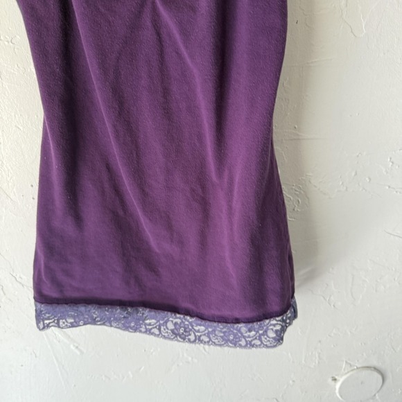 BKE Tank Top Y2k Medium Purple Lace Trim‎ Cami Camisole Vampire Elena Gilbert - Picture 3 of 9
